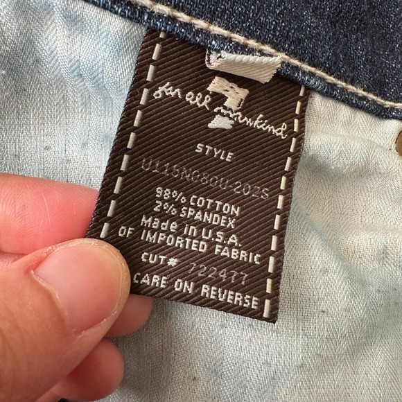 7 FOR ALL MANKIND Dojo Low Rise Flare Jeans Distressed *SEE DESC* - Picture 11 of 16